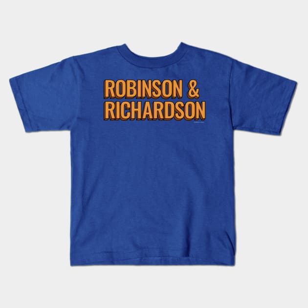 Tim Robinson and Sam Richardson (Detroiters) Kids T-Shirt by Ashes of Sound